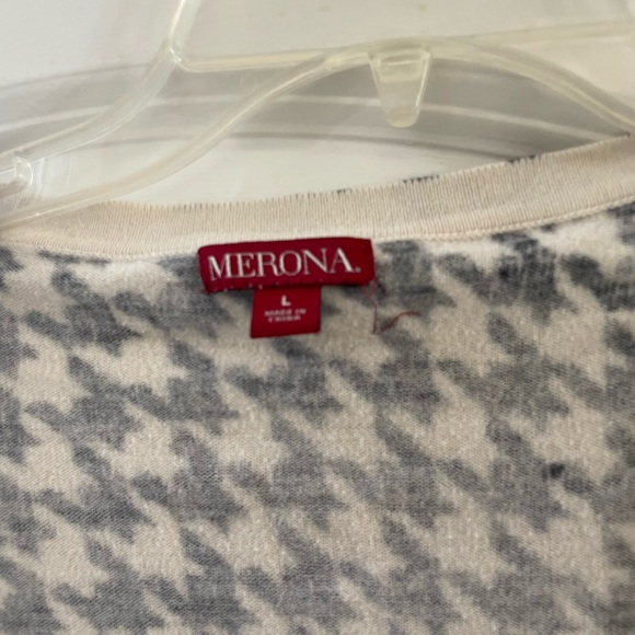 Houndstooth cardigan L - Picture 2 of 2